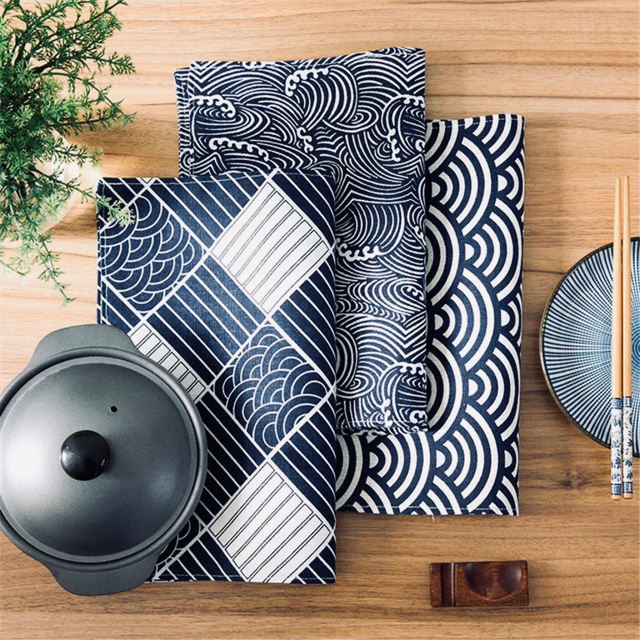 ランチョンマット 和 ランチマット プレースマット キッチン用品 テーブルウェア ダイニング 布 キッチン 和風 和柄 ランチ 海外インテリア Trois Soeurs