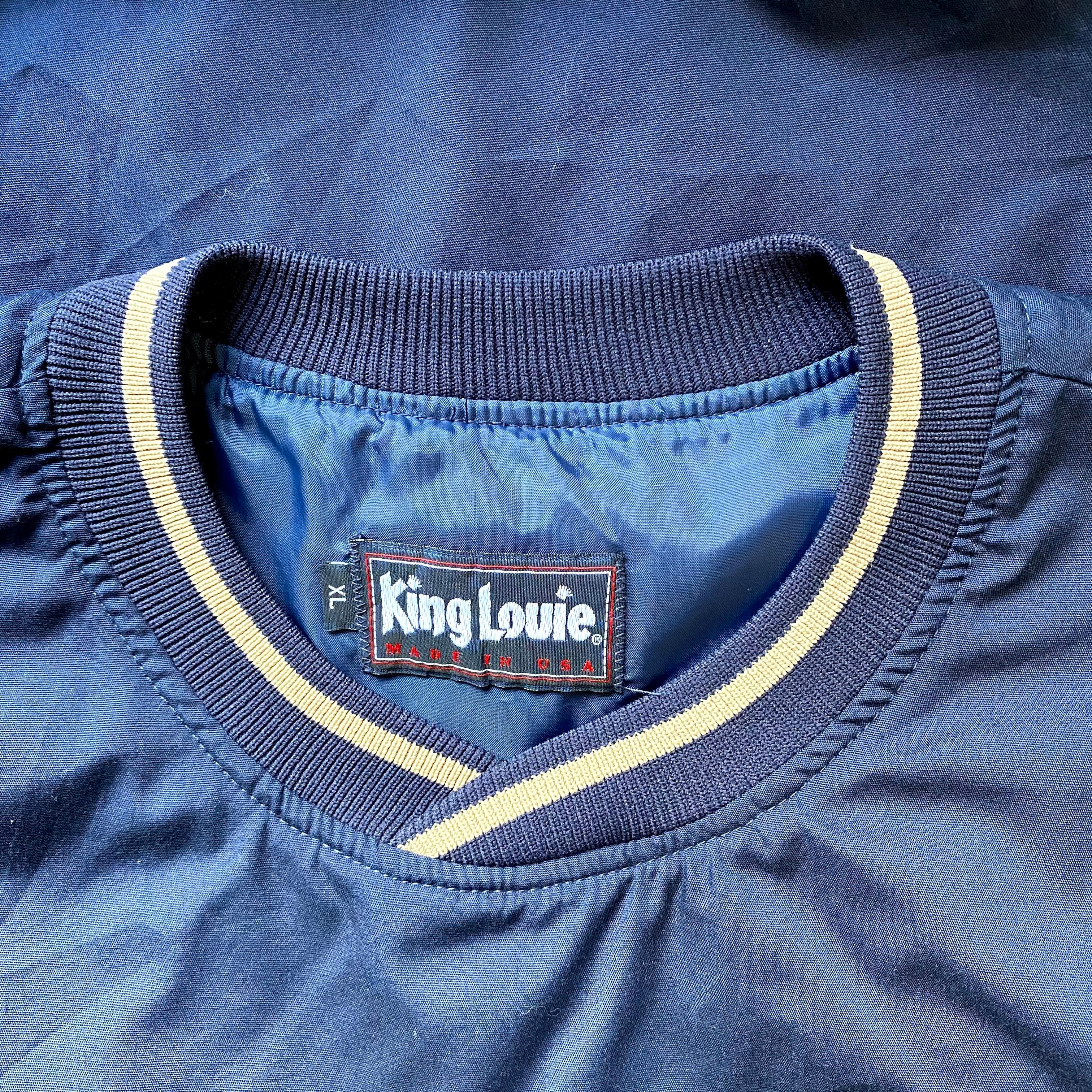 80年代 King Louie PEPSI ペプシ 企業系刺繍入り ナイロンプルオーバー