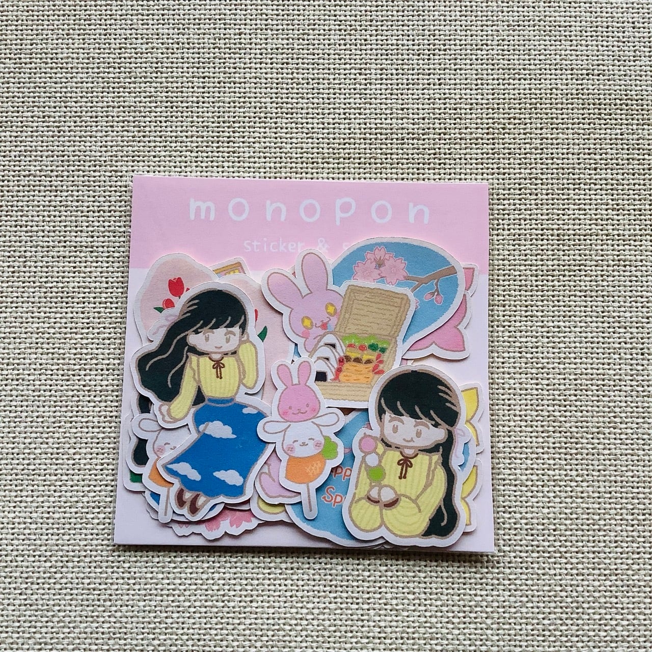 monopon 手帳デコ 春 フレークシール