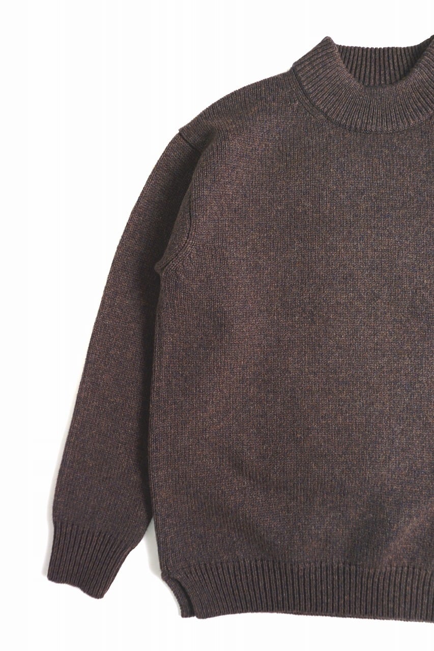 Hand Framed Super Merino Mock P/O