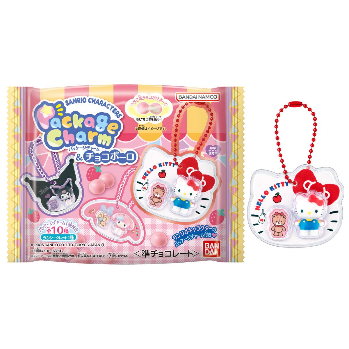サンリオキャラクターズ パッケージチャーム&チョコボーロ（再販