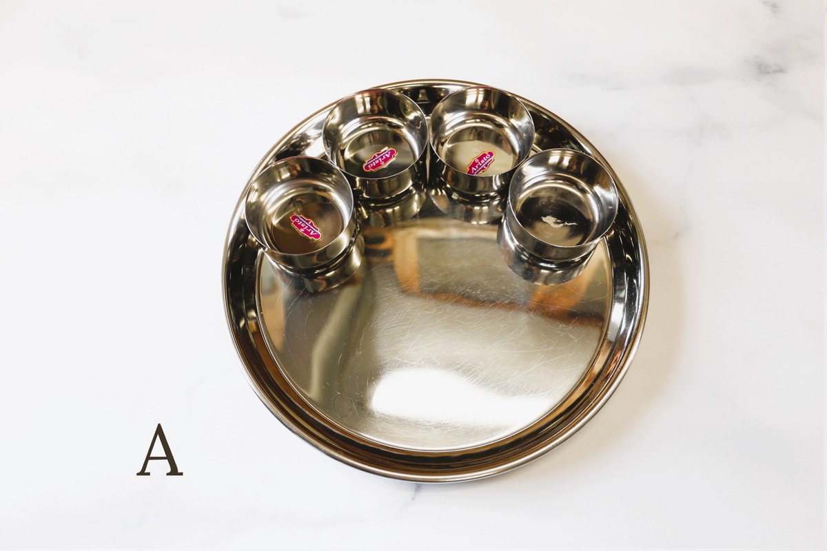 ステンレスプレート　33枚セット ステンレスプレート（オプション：カトリセット） | 砂の岬 EAT-IN