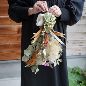 hiba Dried Flower Swag　ドライフラワースワッグ