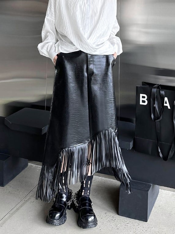 LIMI feu ビッグポケットスカート ウール ワイド リミフゥ ヨウジ LIMI feu ビッグポケットスカート ウール ワイド リミフゥ ヨウジ