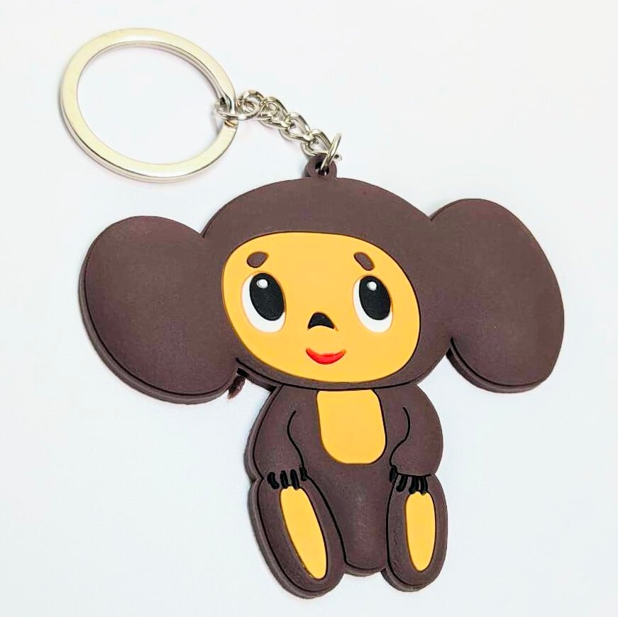 送料無料！ ★ラバーキーホルダー★ 【チェブラーシカ（Cheburashka）】 〚アメリカン雑貨 アメトイ〛