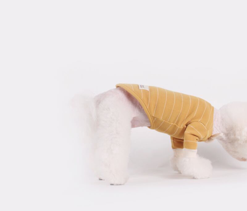 スカーフストライプTシャツ S~XL / 犬の服 犬服 ペット洋服 ドッグウェア ペット用品 小型犬 中型犬