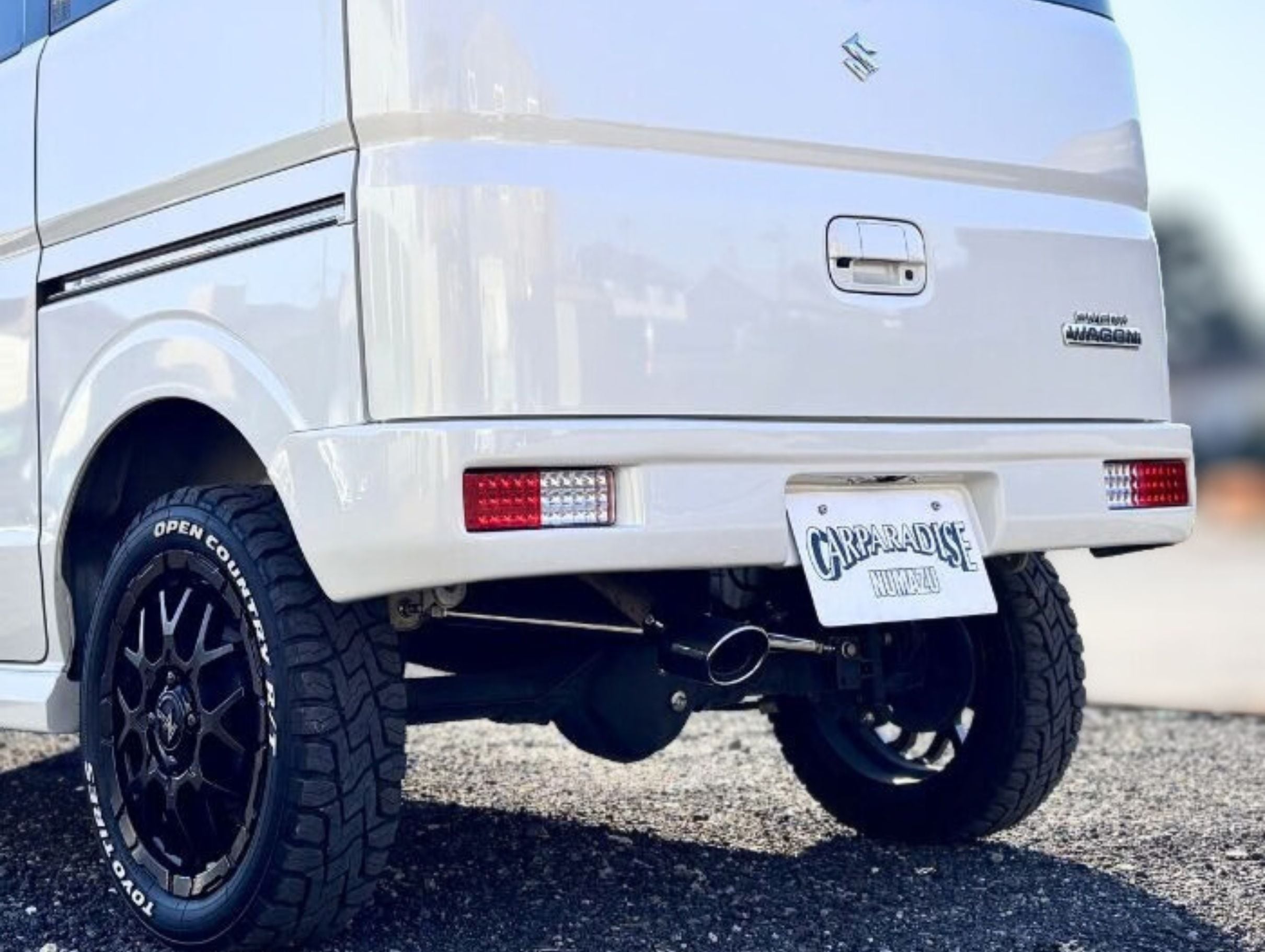 エブリイ DA17V/DA17W】LEDテール付きリアショートバンパー｜日本製