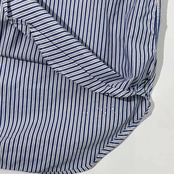 Ralph Lauren ラルフローレン ストライプ BD ボタンダウン 長袖シャツ 185/104A/ブルー系 メンズ 大きいサイズ