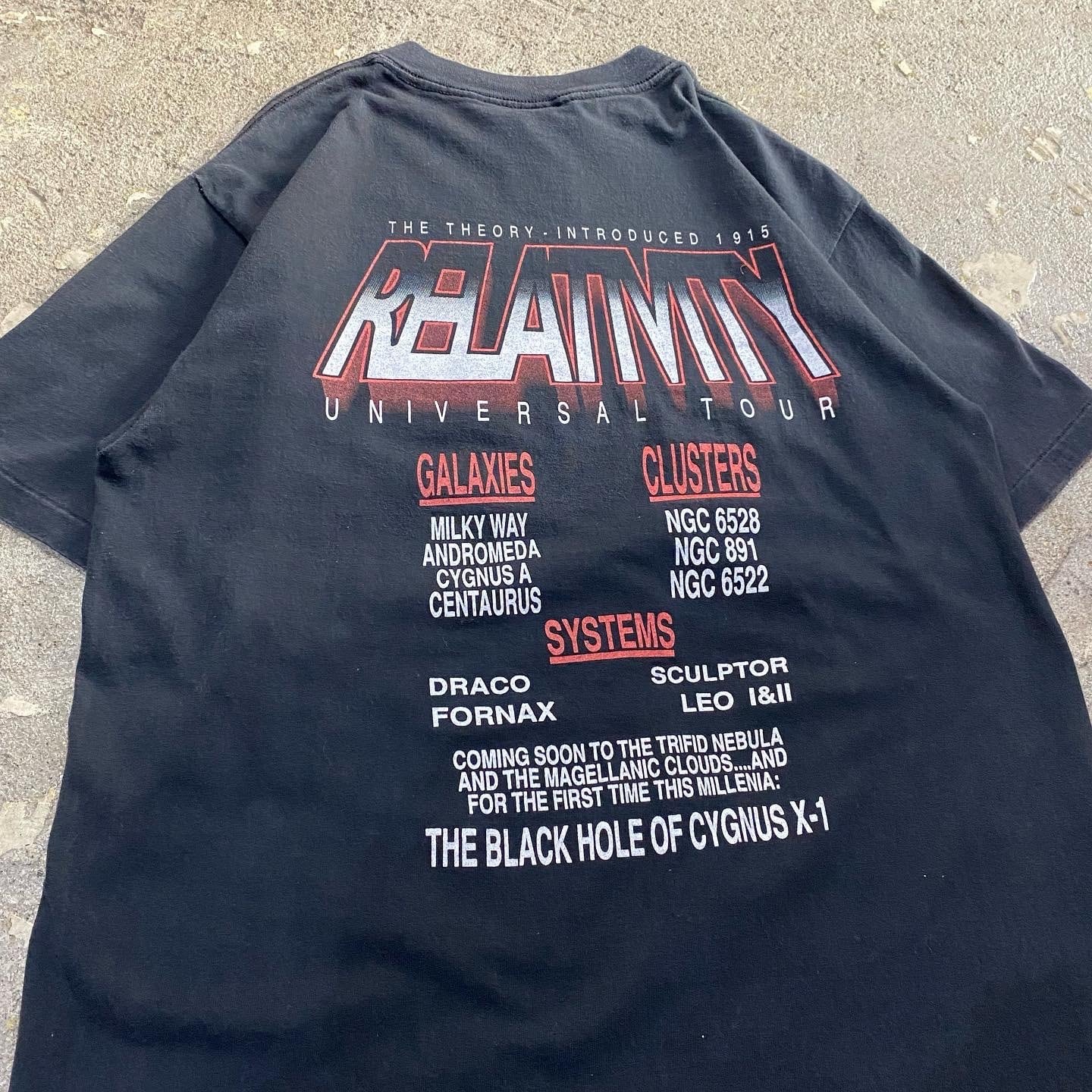 90s Einstein RELATIVITY universal tour T-shirt | What