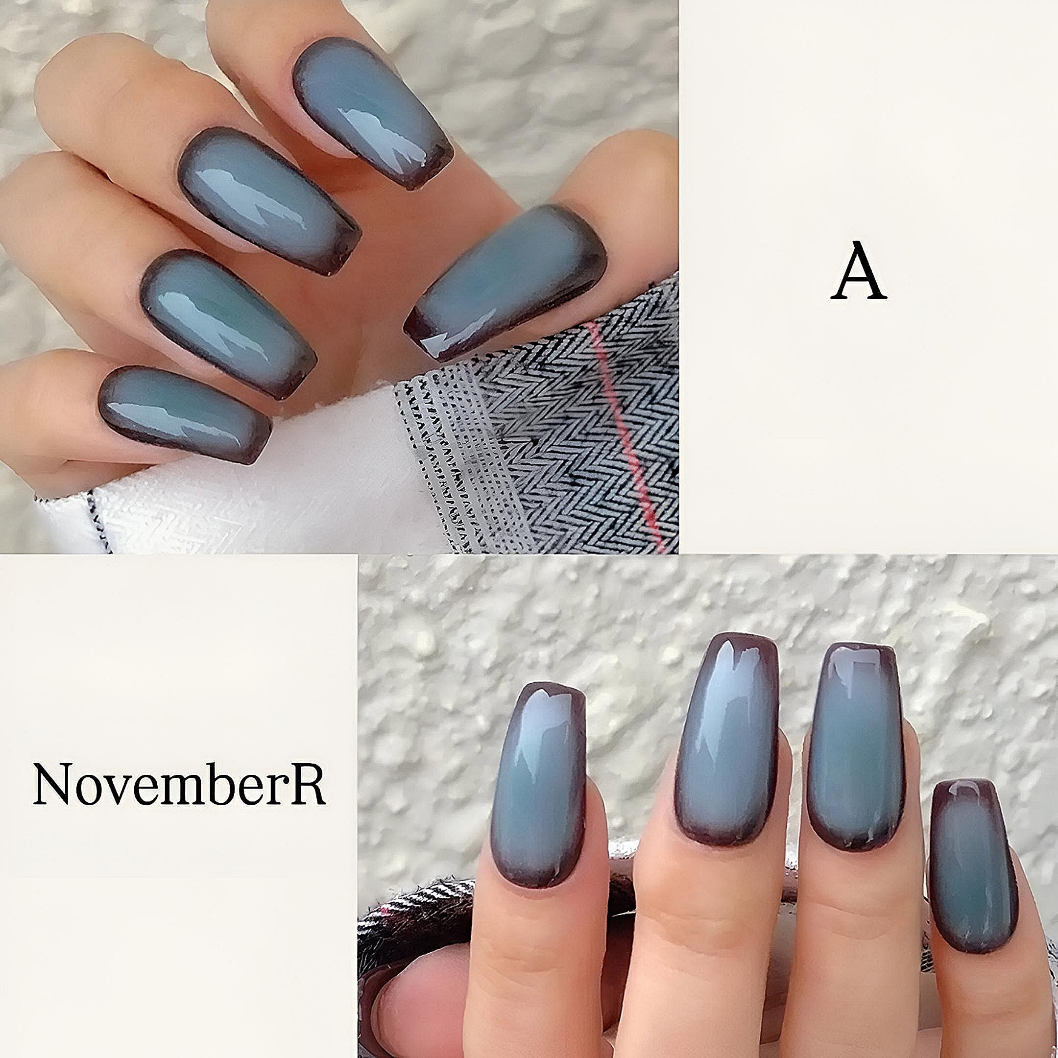 LA878☆逆チークネイルチップ | NovemberR 〰️ネイルチップ販売〰️