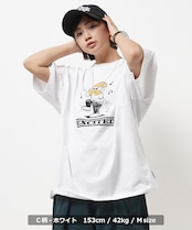 ◆イラスト 発砲プリント Tシャツ◆sb-t1250142q