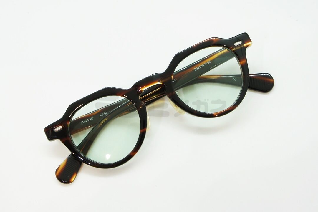 【超美品】ボストンクラブ Boston Club 眼鏡 サングラス BOSTON CLUB &frasl; CHUCK &frasl; 02 Brownsasa ブラウンササ べっこう柄 メガネ