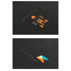 Embroidered crew neck t-shirt 0611