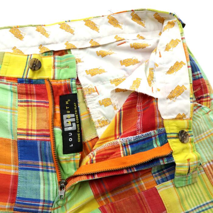 【古着】vintage 70's チェックスラックス 好配色 フレア バギー 古着】vintage 70's チェックスラックス 好配色 フレア バギー