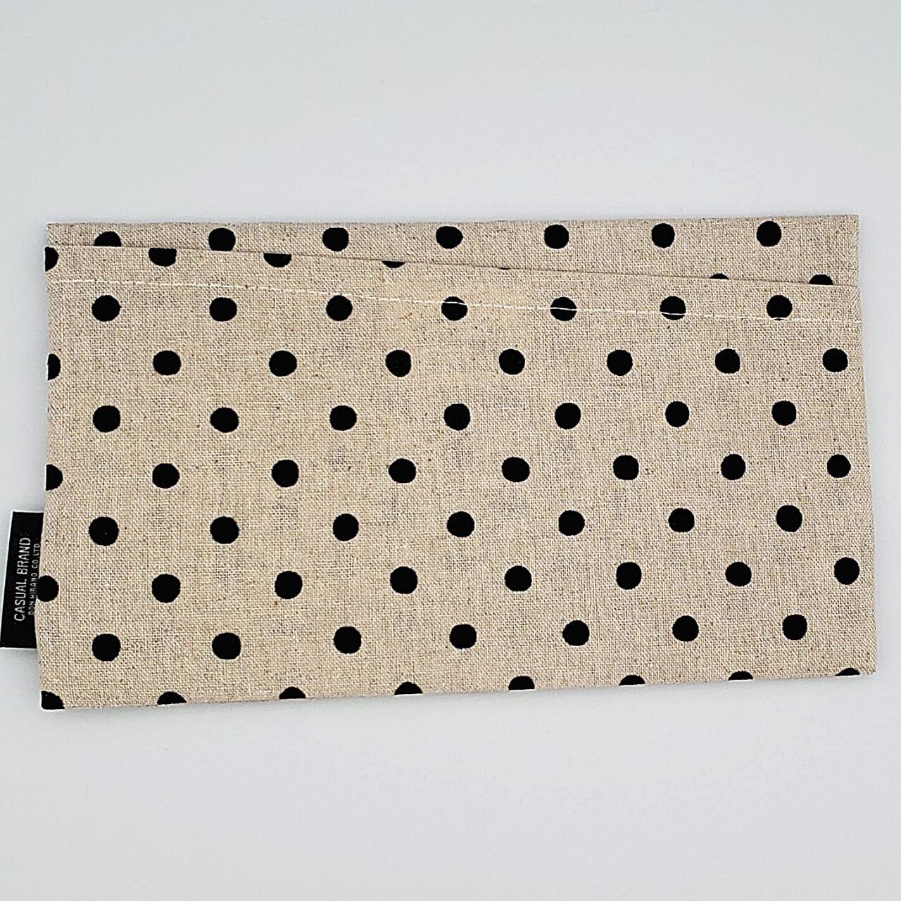 かわいい布のマスクケース(DON*HIRANO)水玉ねこ