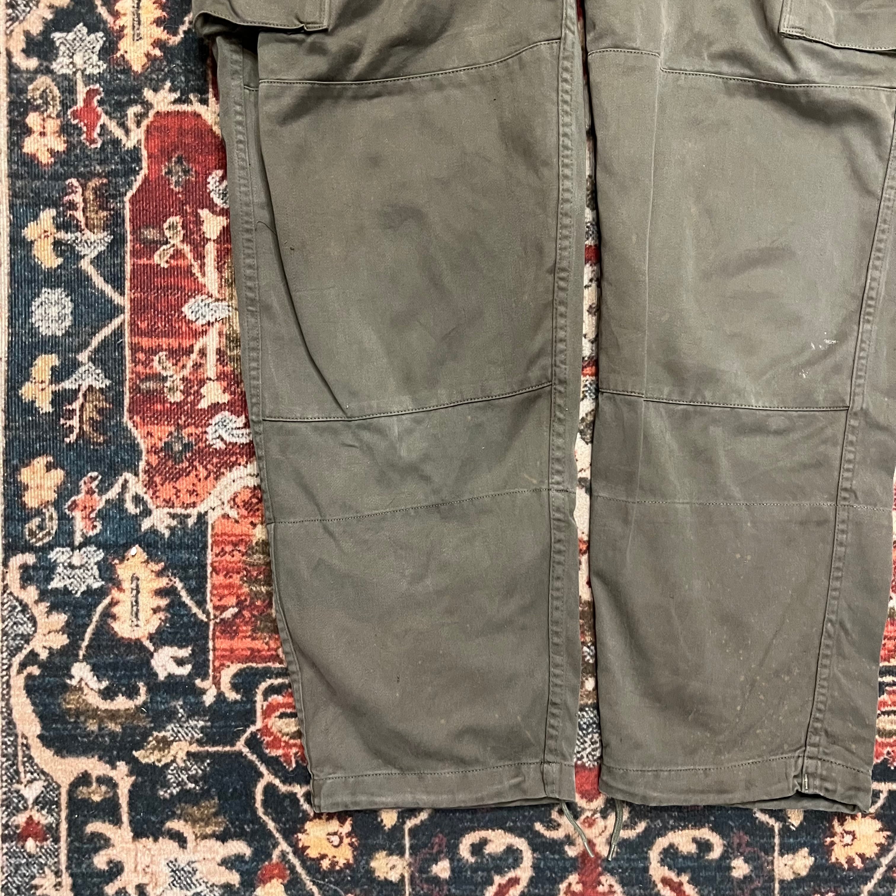 80s フランス軍 実物 M-64 フィールドパンツ カーゴパンツ 76C W80cm
