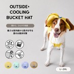 【puppygallery公式】 Outside+ cooling bucket hat 　L-2XL