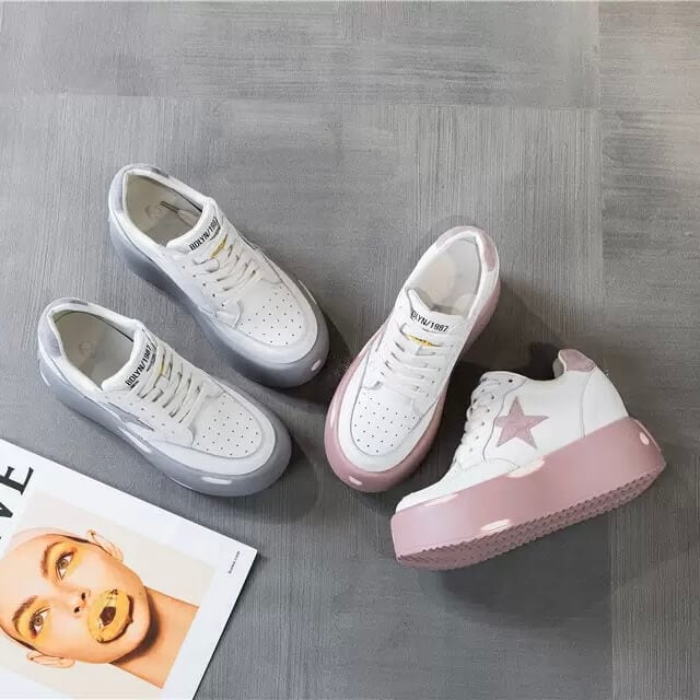 Stellaキャンバス厚底スニーカー9cm全2色