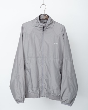 "NIKE" design high neck shell zip jacket