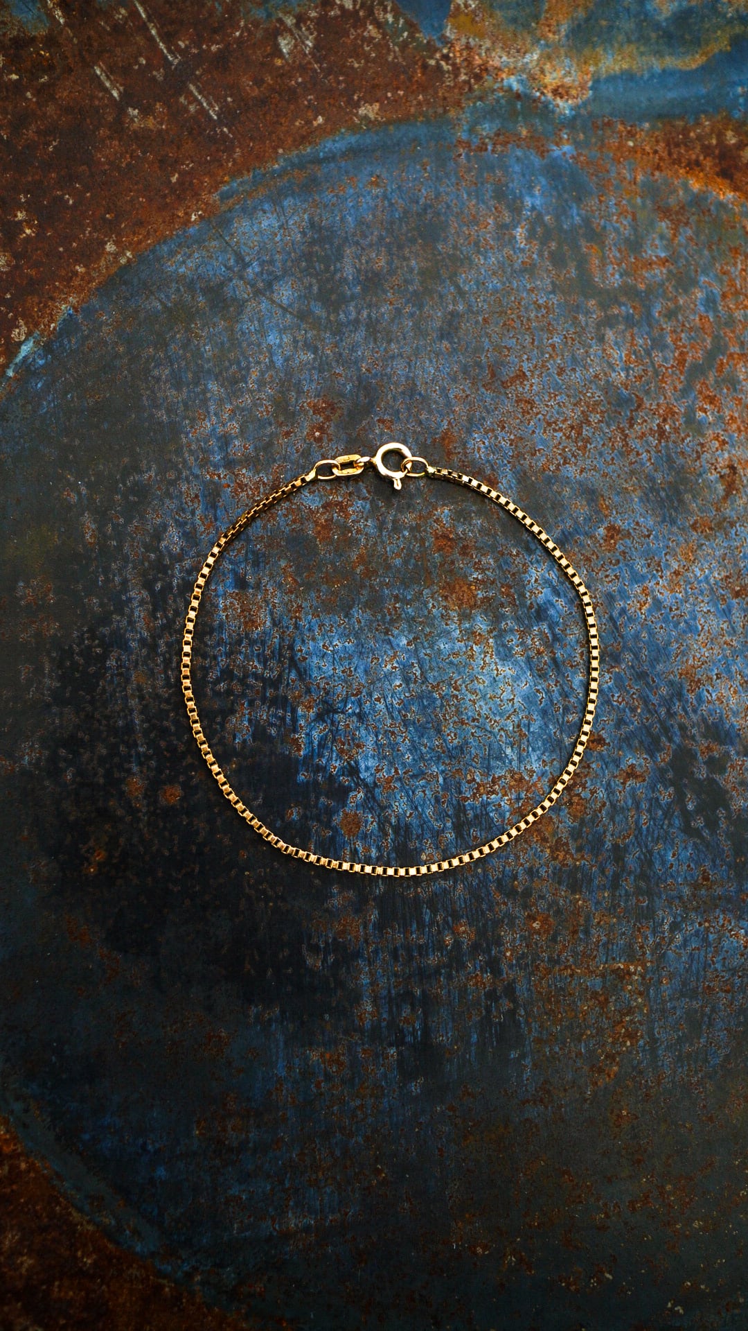 VINTAGE】U.K. VINTAGE 9ct ゴールド ベネチアン リンク VINTAGE】U.K. VINTAGE 9ct ゴールド ベネチアン リンク