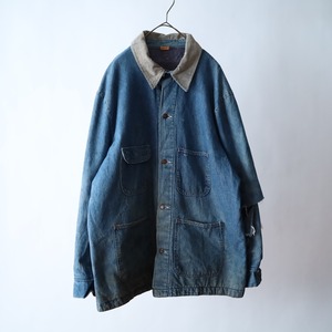 70-80s' vintage "BIG BEN" blanket liner denim coverall