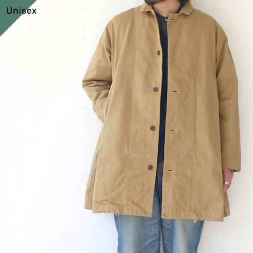 HARVESTY チノオーバーハーフコート Over Half Coat　（Khaki beige）