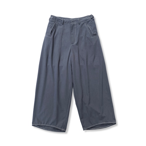 LQUARTET 50/2 SIRO COMPACT WIDE CEREMONY "MC" TROUSERS (BLUE GRAY) LQUARTET 50/2 SIRO COMPACT WIDE CEREMONY "MC" TROUSERS (BLUE GRAY)