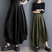 バルーンシルエット アシンメトリー スカート 00142