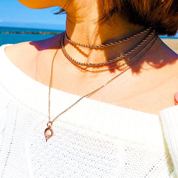 Necklace 大人気 ハワイアンジュエリー 2連 2重 ロープ じゃら Necklace 大人気 ハワイアンジュエリー 2連 2重 ロープ じゃら