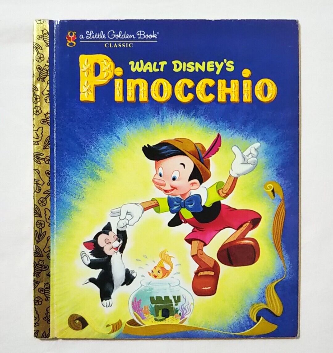 PINOCCHIO「ピノキオ」中古洋書絵本 LITTLE GOLDEN BOOK 2020年 ランダムハウス DISNEY ライナス・ブランケット