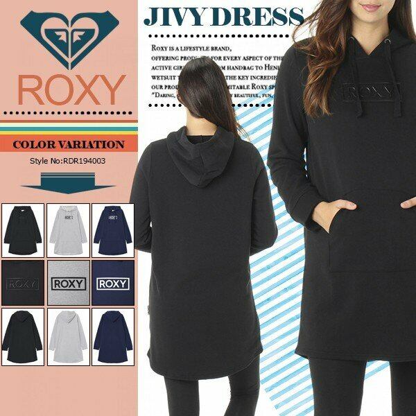 RDR194003 ロキシー JIVY DRESS ワンピース 選べる 3COLOR 白 黒