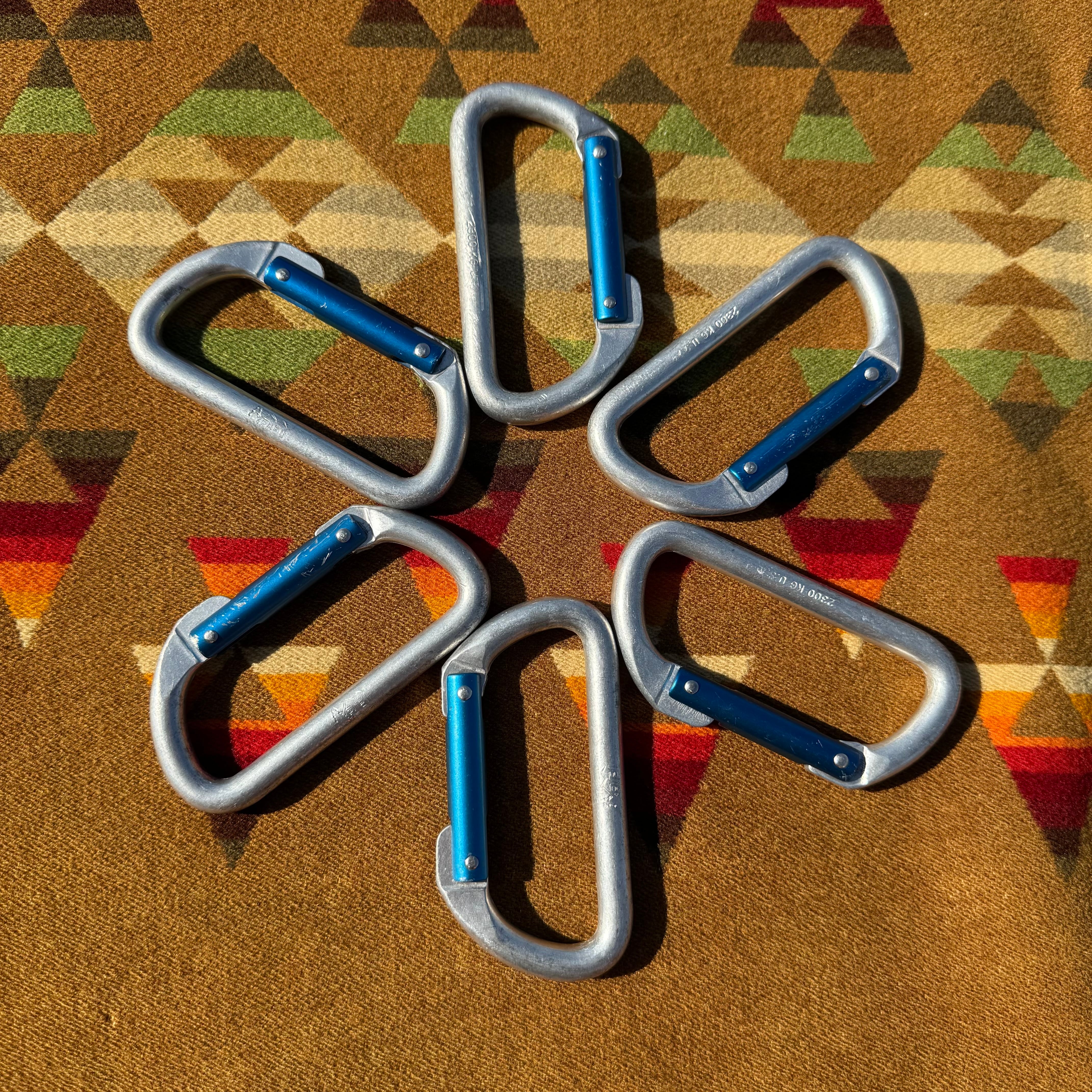 Circa 1990's REI Coop Vintage Carabiner/ Blue