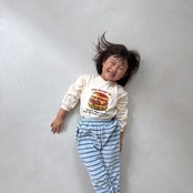韓国子供服 / 26Autumn / 〖取寄〗Nightbebe / ハンバーガー長袖Tシャツ / キッズ服 * XS~XL*