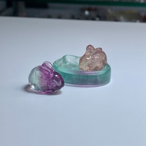 03.可愛いフローライト･うさぎさんセット