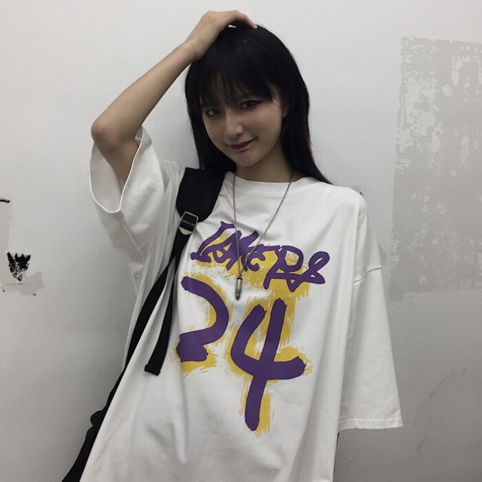 サマーカジュアルスタンダードTシャツ シャツ ルーズ レトロ 夏物 ケッペル54865874708