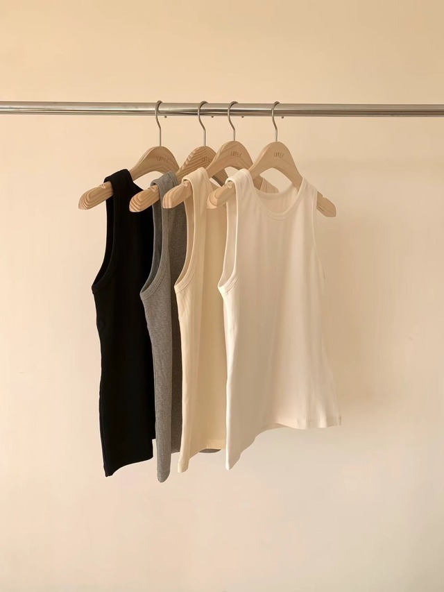 (予約) LIFFEY / Mono sleeveless 4color　