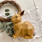 ポリレジン製うさぎの貯金箱