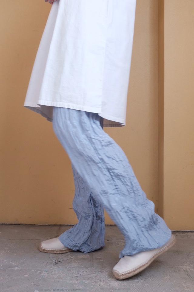 [WRYHT] STRING WAIST TROUSER AZUR