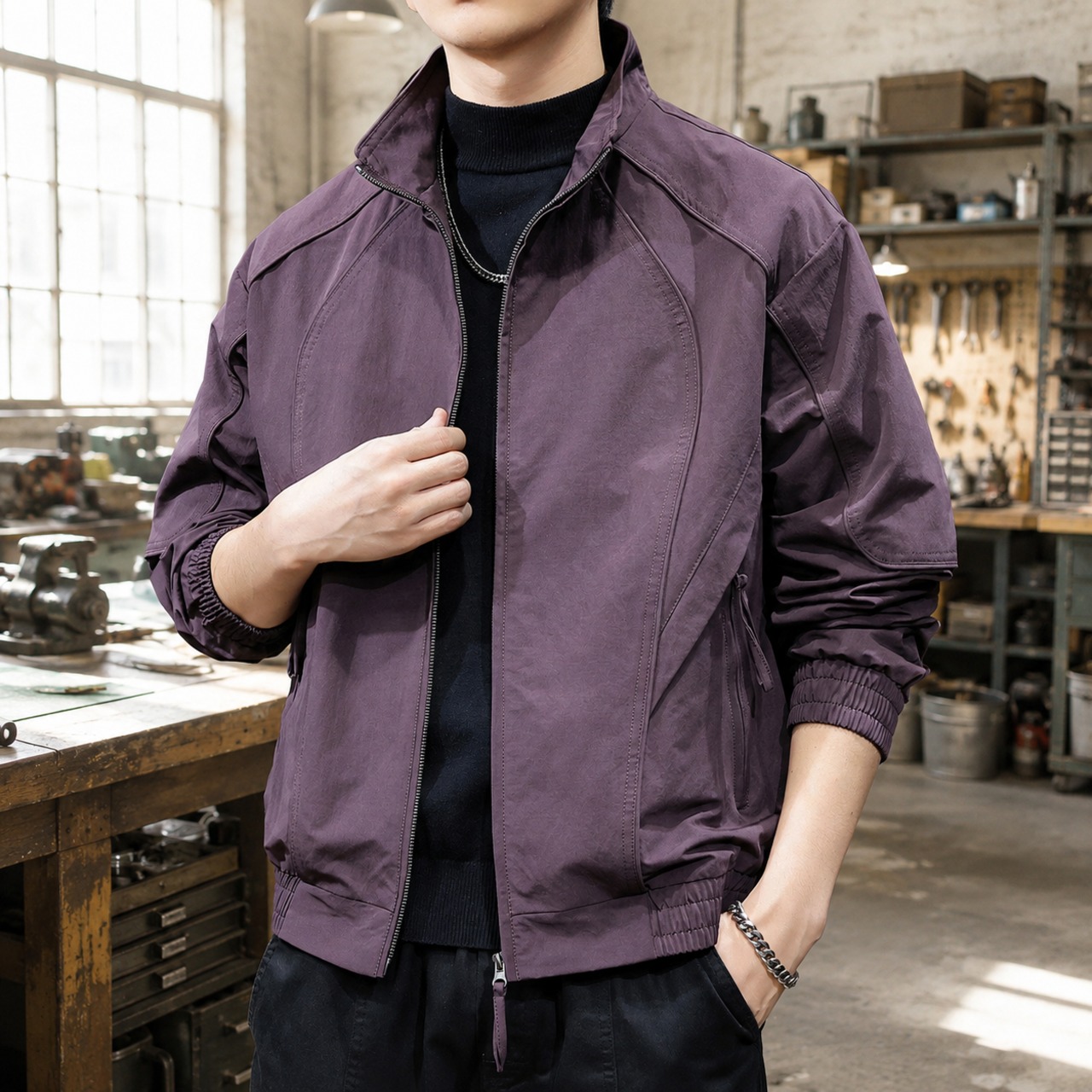 【City Utility】スタンドジャケット　TB2187・画像6