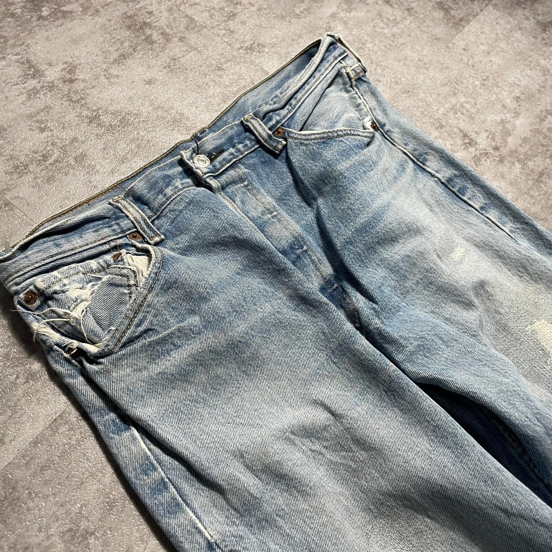 W34 L30】メキシコ製 usa levi's blue 501xx | ib2