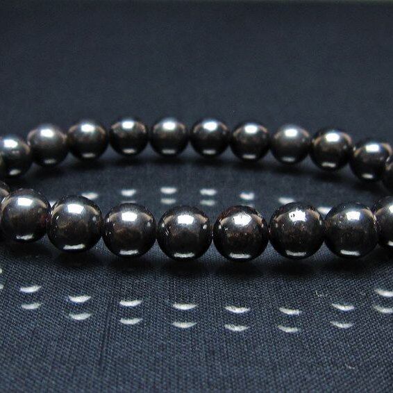 スギライト ブレスレット 8mm ブラックスギライト ブレス 一点物 メール便可 [M便 1/10] 111-45553