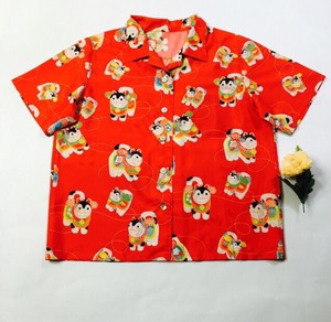 着物アロハシャツ(張り子)レディスML