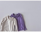 ルプティモ / le petit mo / オブスリブフリルTシャツ / 韓国子供服 / キッズ / 26winter〖取寄〗*XS~XL*