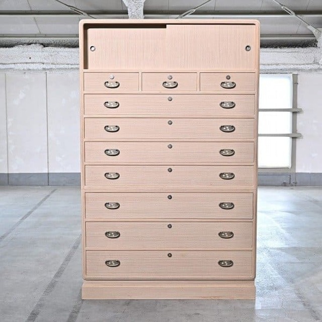 最高級 加茂桐箪笥 伝統工芸士 頓所芳男 作 天丸昇り 整理たんす 引き出し 和家具 収納 衣装 工芸品 着物【中古家具/中古インテリア/USED家具ユーズド家具/リサイクル】