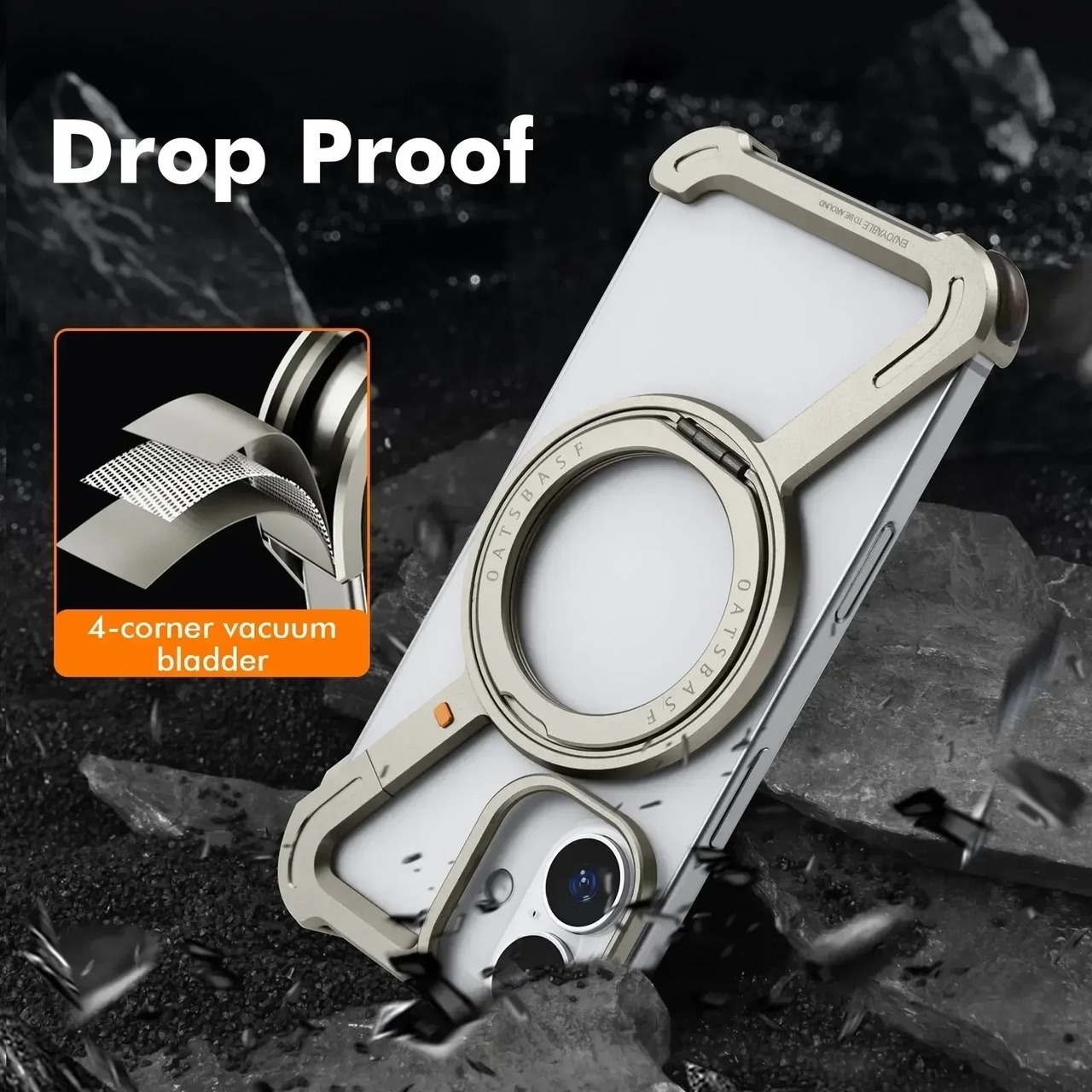 ◆iPhone 16/15/14/13/Pro/Pro Max◆ Z-Shaped Aluminum Phone Case / Z-シェイプ アルミニウム スマホケース