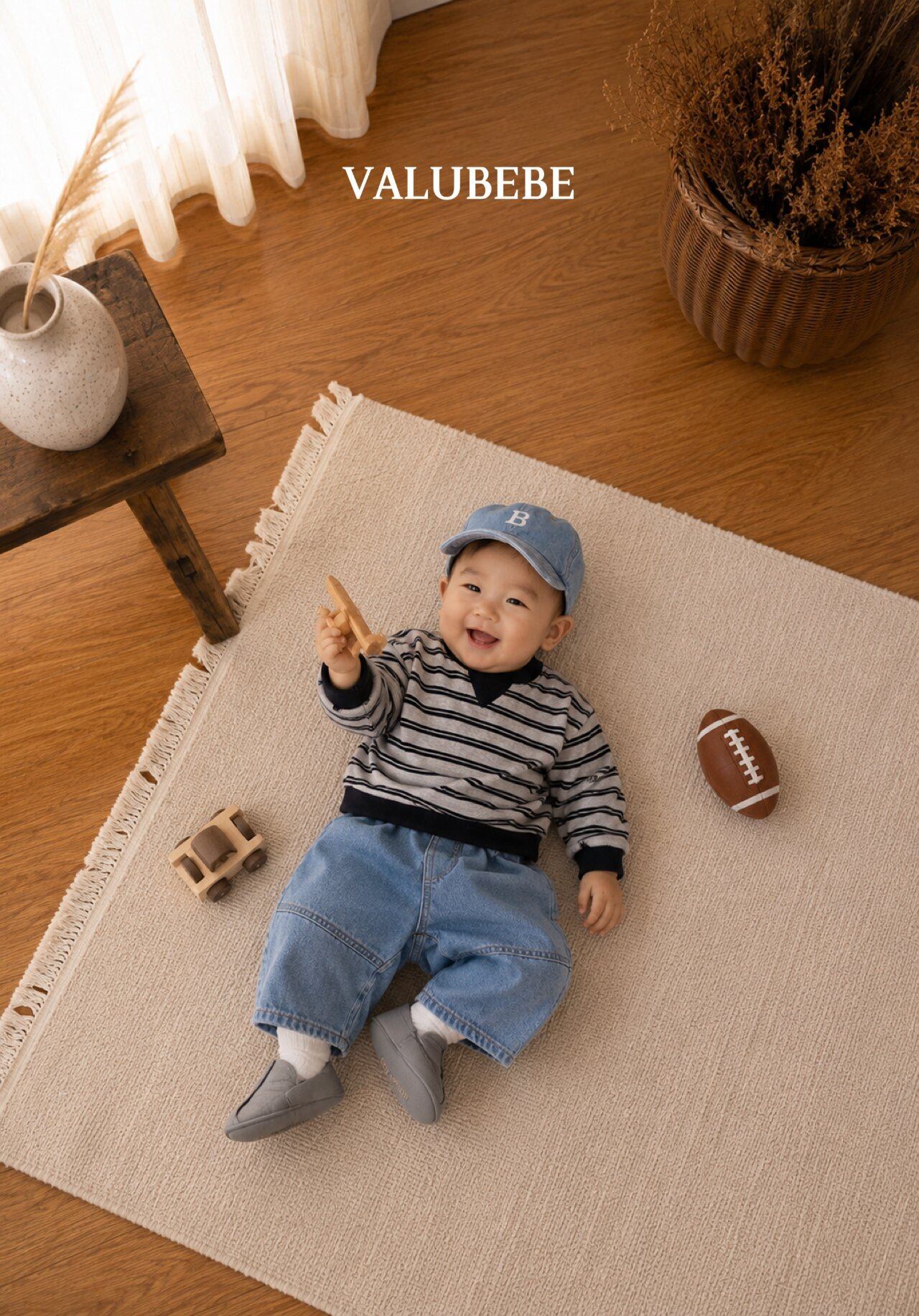 送料無料【予約】/ Bデニムキャップ / valubebe
