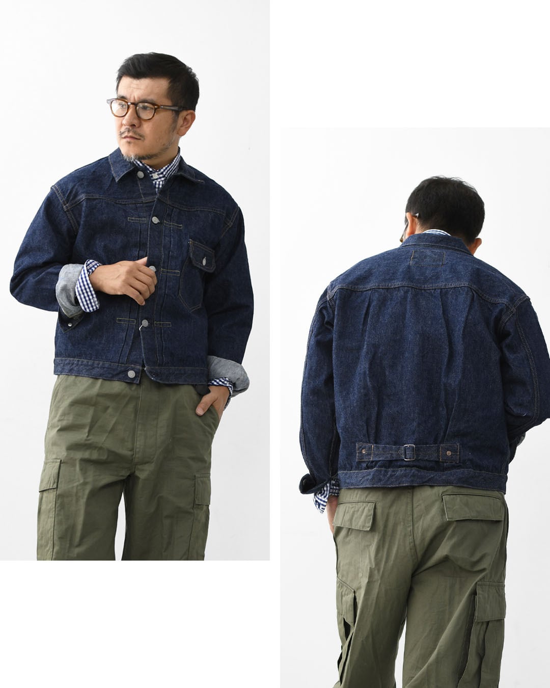 orslow [オアスロウ] TYPE1 40'S PLEATED FRONT BLOUSE [03-6011-81