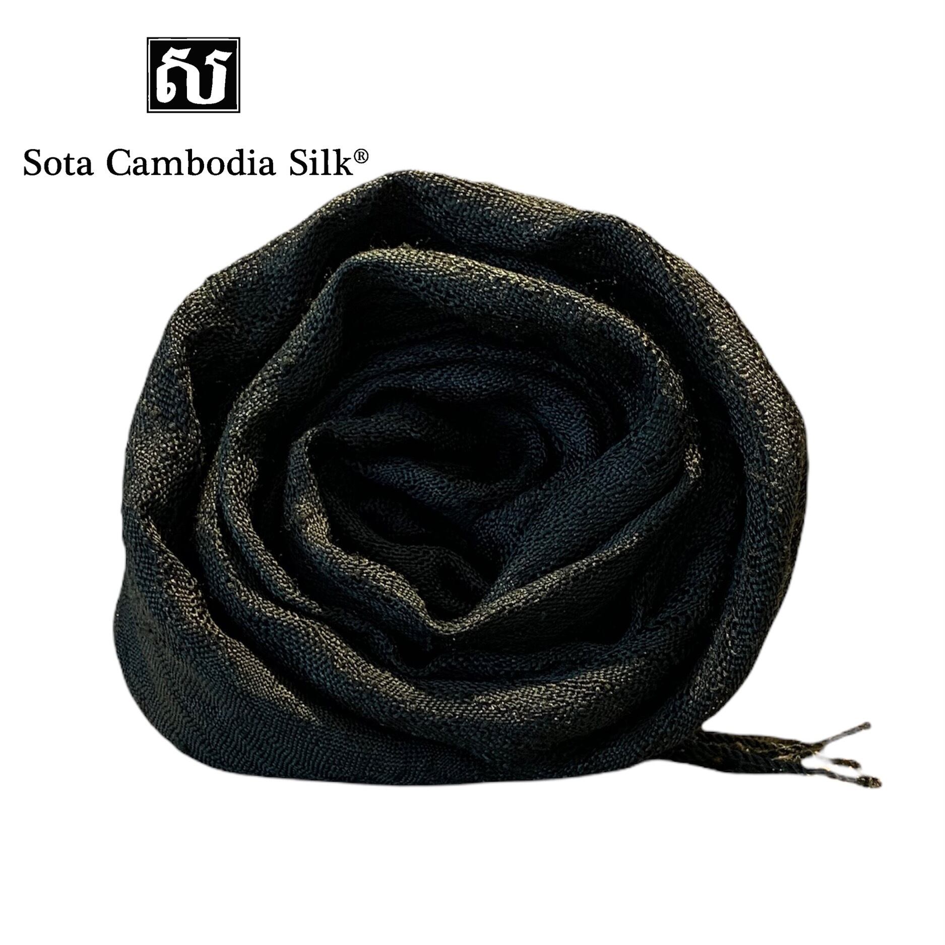 【完売】スカーフ シルクスカーフ 軽いスカーフ 特売品 新作 TSUMUGI STOLE カンボジアシルク シルク スカーフ