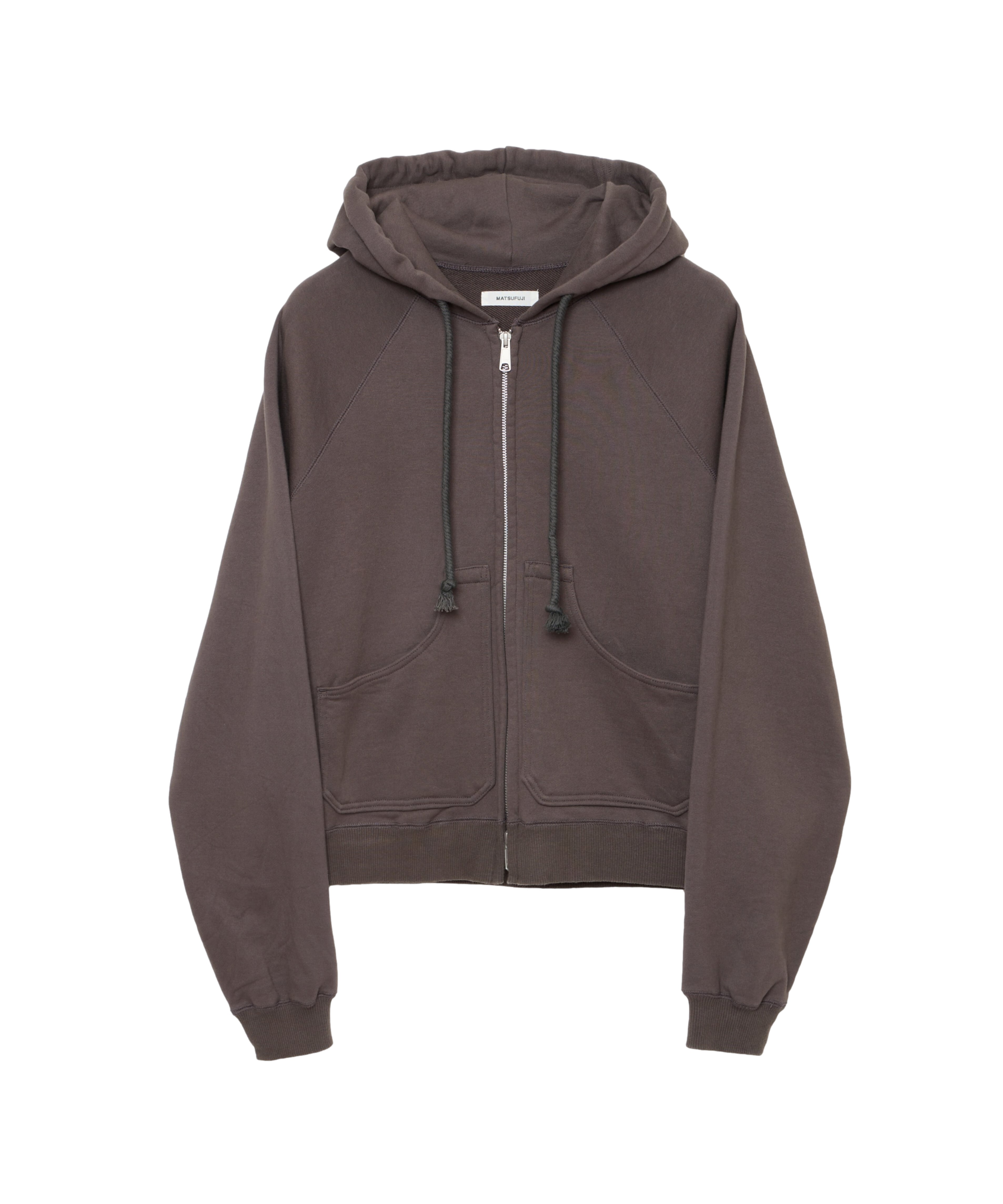 MATSUFUJI / M253-0602 / ZIPUP SWEAT HOODIE (TAUPE) | AfterSchool