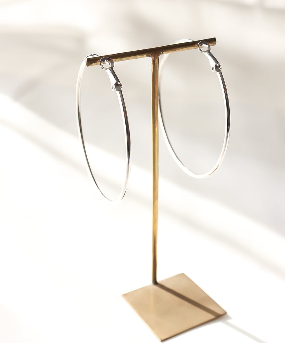 サージカルステンレス フープピアス